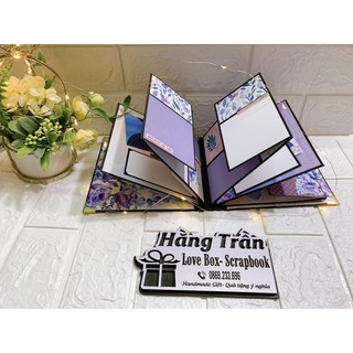Album ảnh mini màu tím mộng mơ