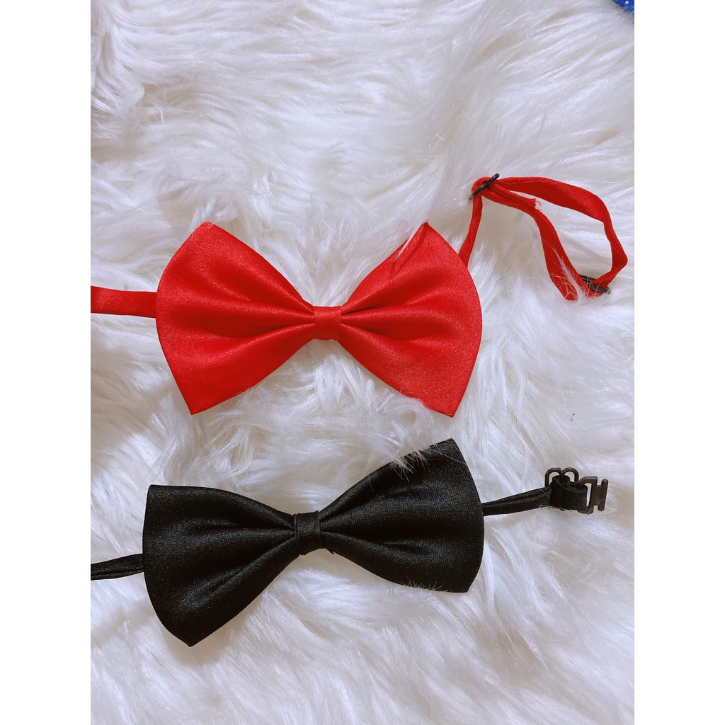 Nơ mèo dành cho chú rể- nơ bưng quả bê lễ bưng tráp bưng quả phục vụ đeo cổ bồi bàn kỷ yếu chú rể