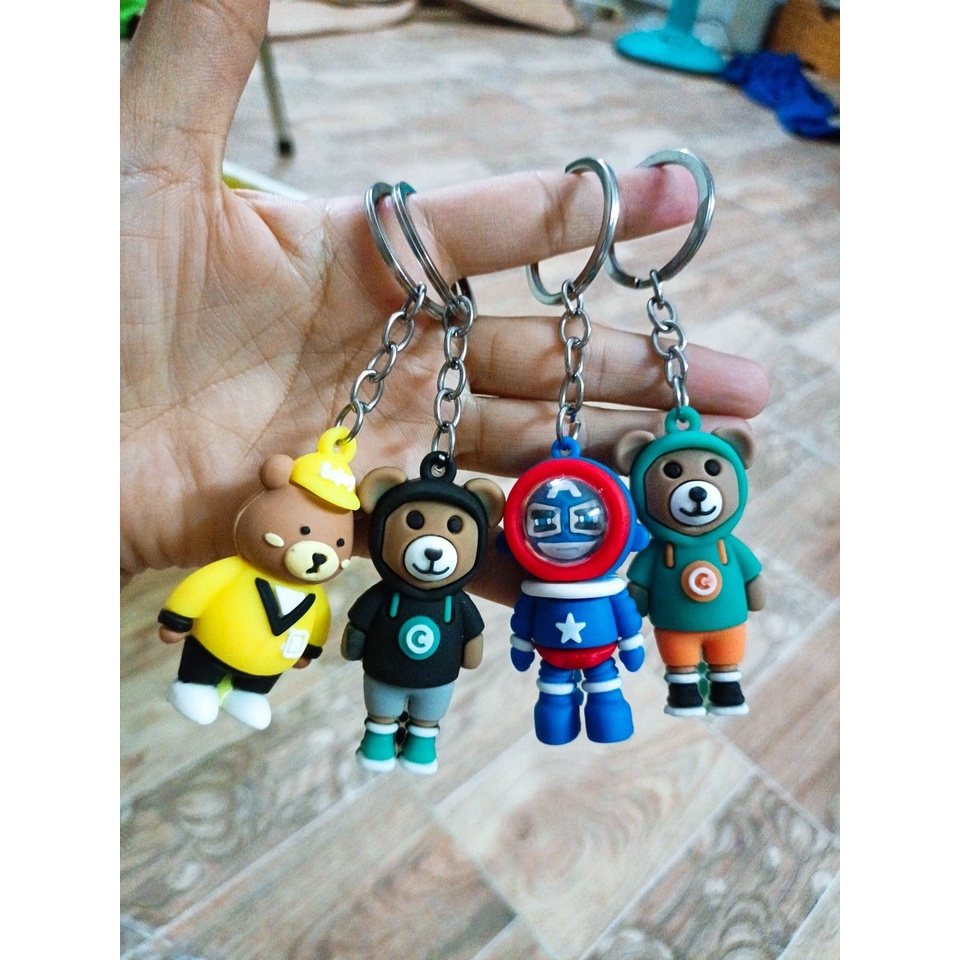 Móc Khóa Nhựa Dẻo Đủ Mẫu Mã Siêu Cute