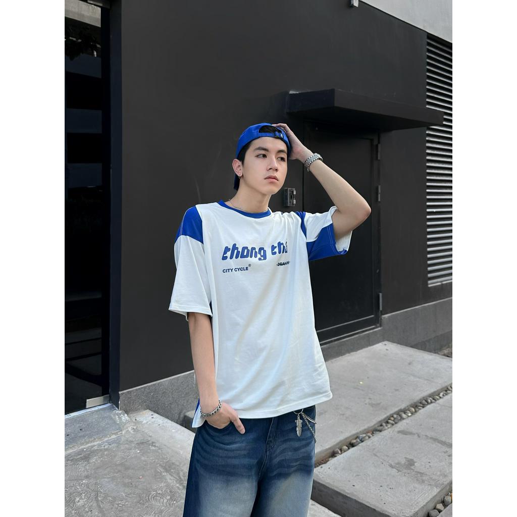 Áo Thun Local Brand Thong Thả City Cycle cotton oversize nam nữ form rộng