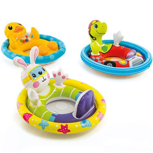 Phao bơi hình thú xỏ chân 59570 - bơm tay mini , B ơm tay 29cm