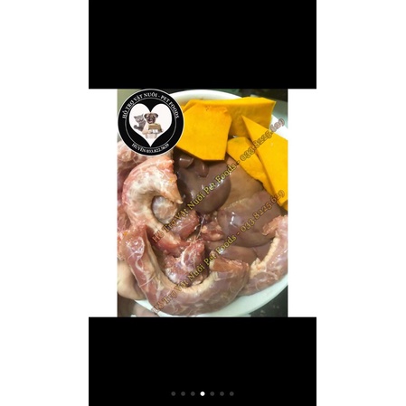 Gan gà tươi ngon cho chó mèo túi 1kg