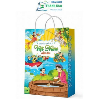 Sách - Truyện Cổ Tích Việt Nam song ngữ Việt-Anh chọn lọc cho bé (Túi 8 cuốn)