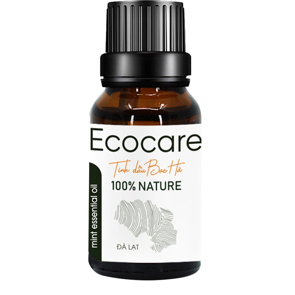 Tinh Dầu Xông Mũi Họng Ecocare 100ml, chiết xuất hoàn toàn tự nhiên, có chứa Nano Bạc, an toàn tiện lợi
