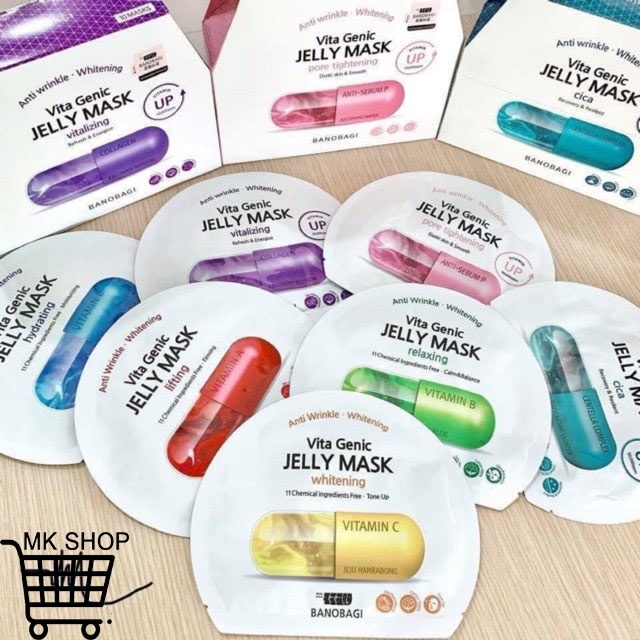 Đắp mặt nạ Vita Genic Banobagi Jelly Mask Hàn Quốc