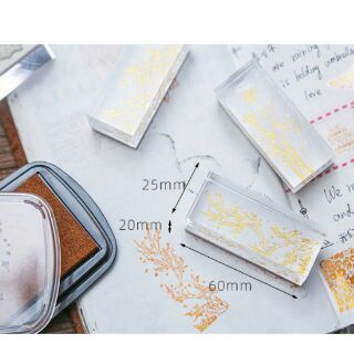 [Xả kho] Con dấu trong suốt vintage mẫu ngẫu nhiên