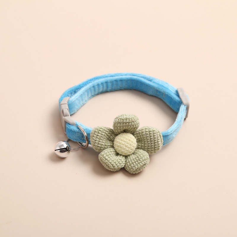&lt;cutepethome&gt;Vòng Cổ Hình Hoa Dễ Thương Cho Thú Cưng