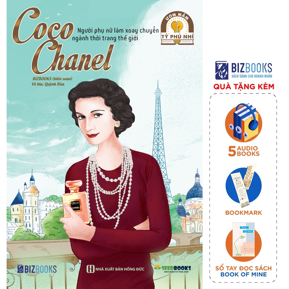 Sách - COCO CHANEL: Người phụ nữ làm xoay chuyển ngành thời trang thế giới - Bộ sách tỷ phú nhí Bizbooks
