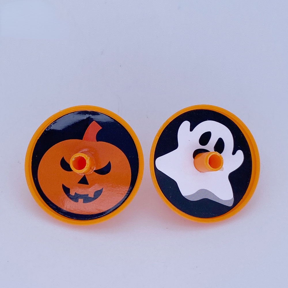 Con Quay Đồ Chơi Bằng Nhựa Họa Tiết Ma Lễ Hội Halloween Cho Trẻ Em