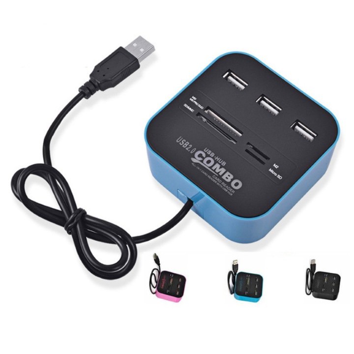 Đầu Đọc Thẻ Đa Năng Và Hub Usb