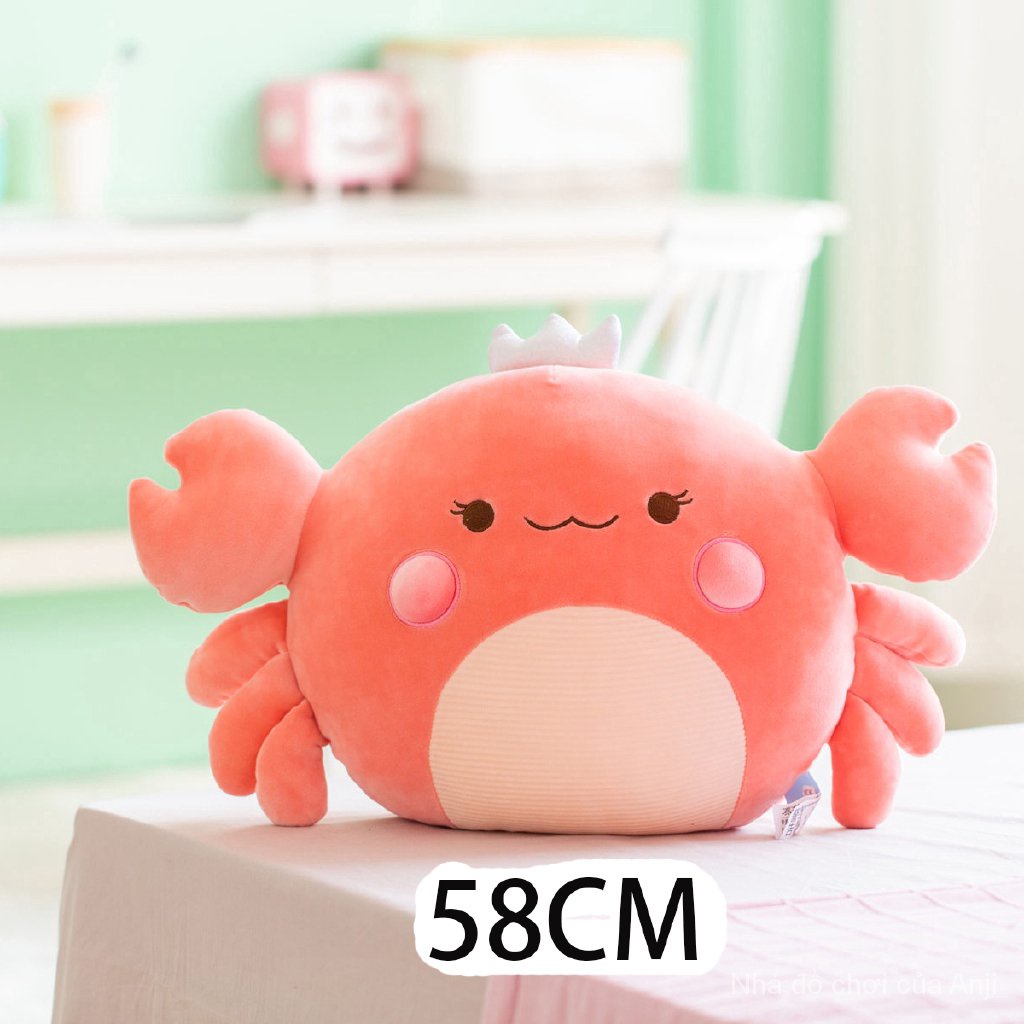 Đồ Chơi Nhồi Bông Hình Con Cua 58cm Ngộ Nghĩnh Đáng Yêu