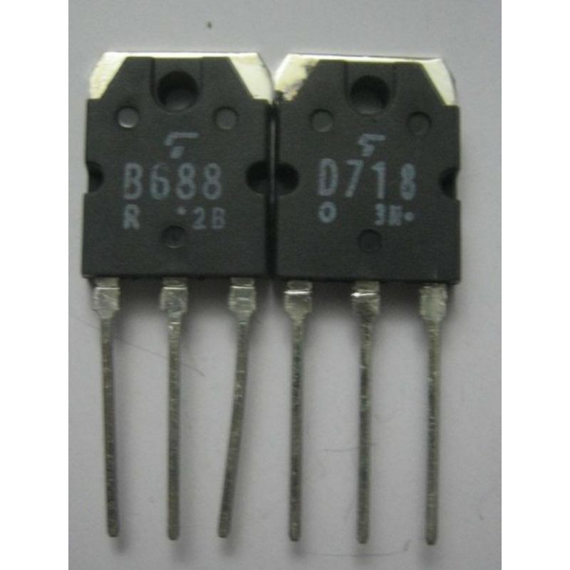 COMBO 5 SÒ CÔNG SUẤT B688 PNP . D718 NPN ÂM LY THÁO MÁY HÀNG CŨ