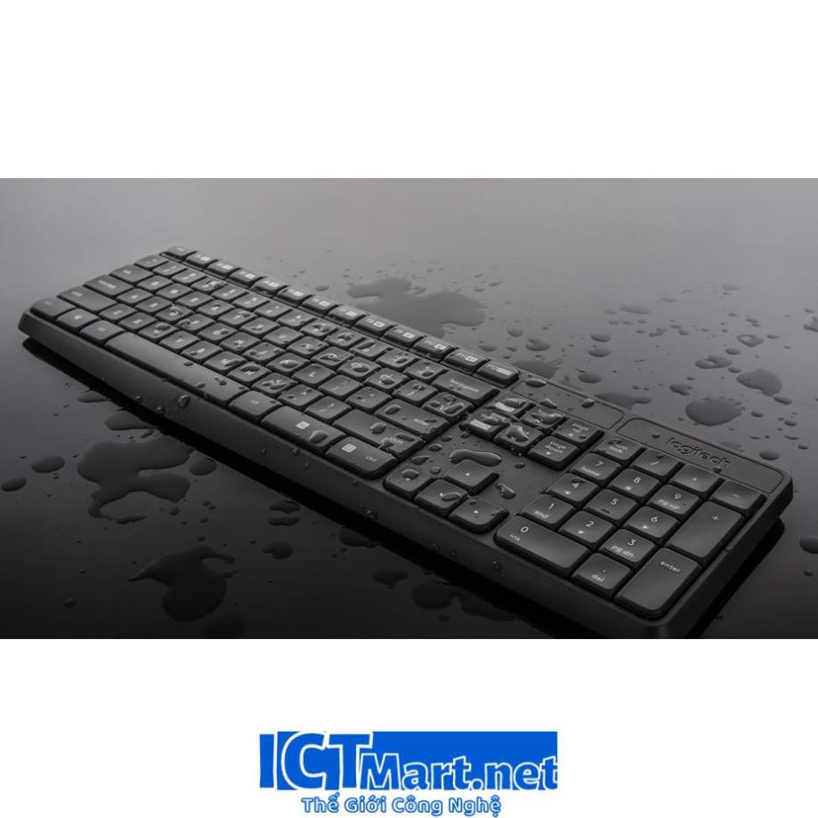 Bộ bàn phím chuột không dây Logitech MK235 - Hàng chính hãng new 100%