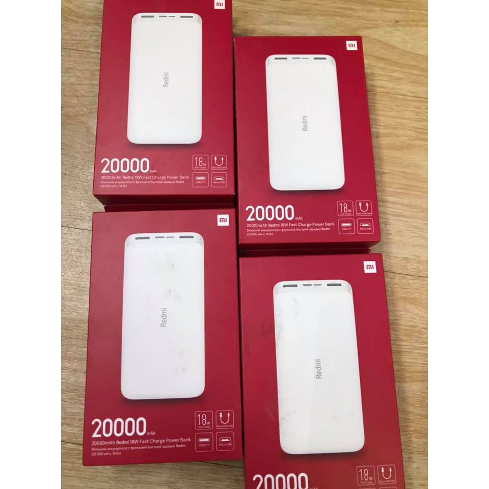 Pin sạc dự phòng Xiaomi Redmi 20.000 mAh Chính Hãng