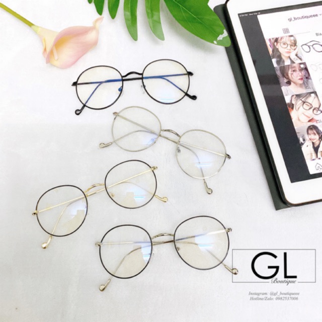 Kính kim loại mảnh form tròn | BigBuy360 - bigbuy360.vn