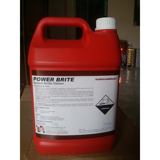 CHẤT TẨY CẶN VÔI CAN XI POWER BRITE (KLENCO - SINGAPORE)
