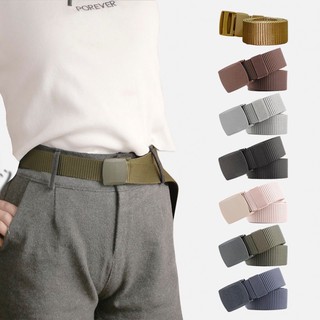 Thắt Lưng Nam Nữ Thời Trang Cao Cấp Vải Canvas Siêu Bền, 7 màu - dễ phối đồ