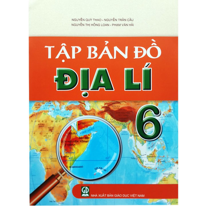 Sách tập bản đồ Địa lí 6: Mã số: ADC08b9-CPB