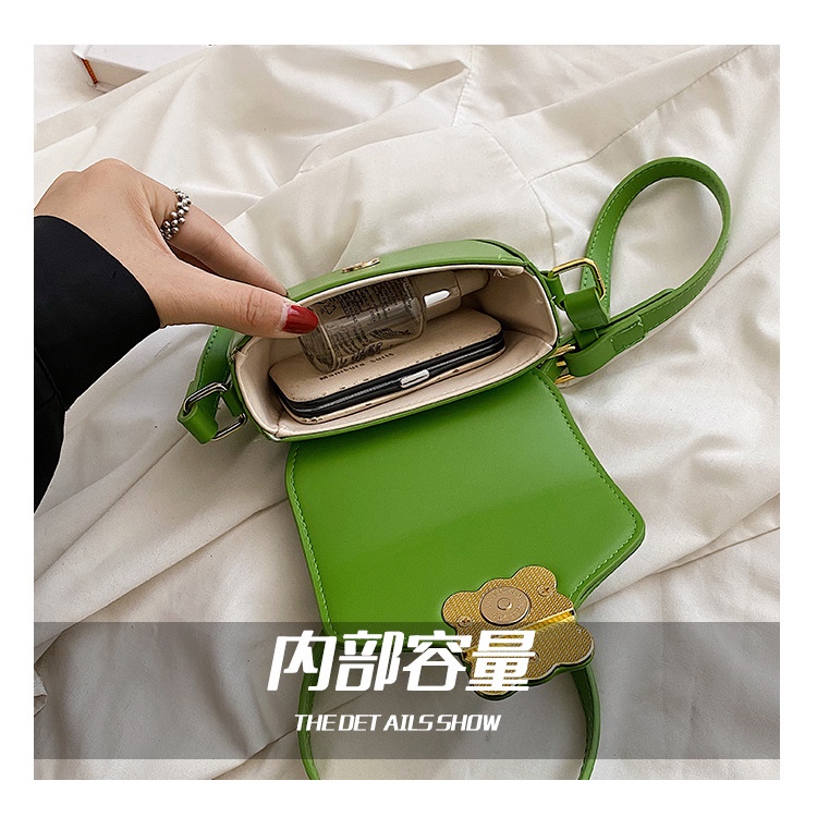 Túi Đeo JASMIN NOIR Chéo Bằng Da PU Hình Yên Ngựa Cho Nữ