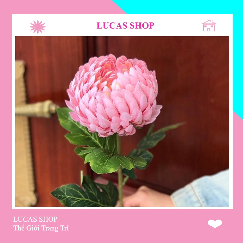 Hoa giả- hoa cúc đại đóa cao cấp trang trí nhà cửa, decor chụp ảnh Studio Bền, Đẹp, Tinh Tế