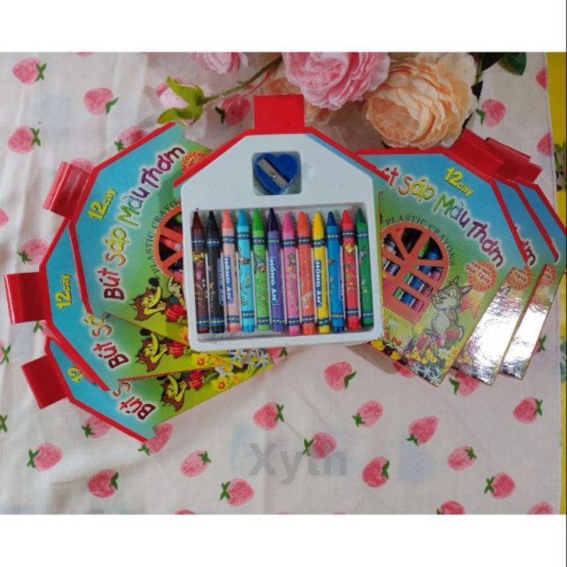 Sáp Màu Ngôi Nhà 12 màu