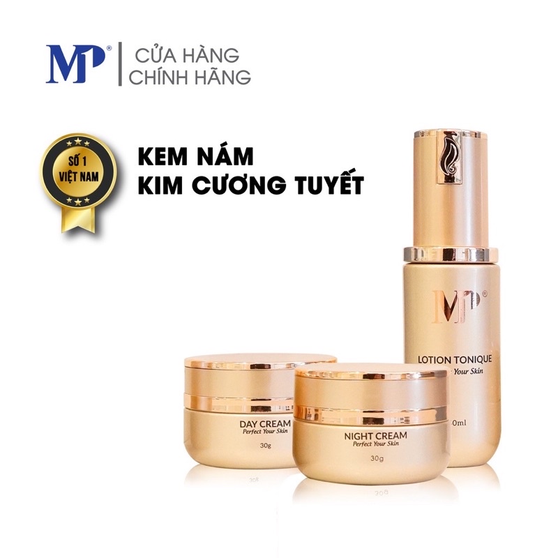 bộ kem nám kim cương tuyết luverio