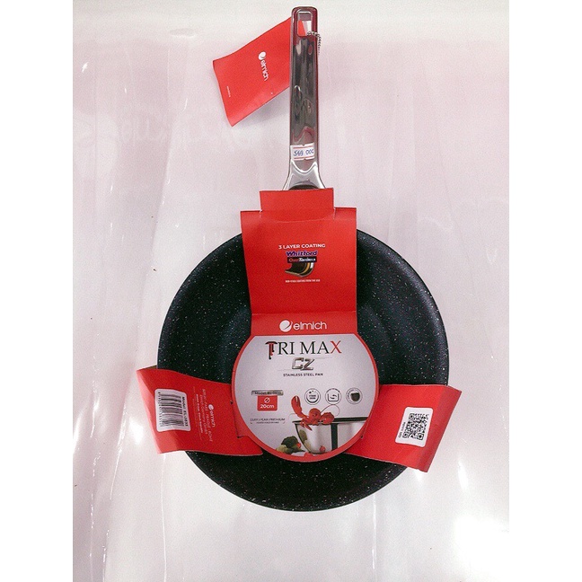 Chảo chống dính inox liền khối Elmich Trimax CZ EL-3836 size 24cm