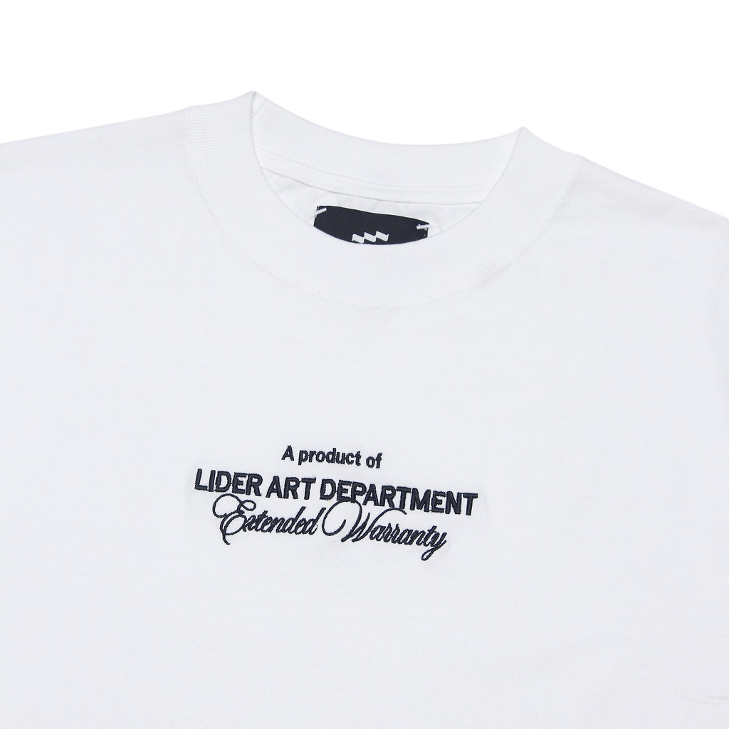 ÁO THUN UNISEX LIDER ART DEPARTMENT TEE V.2 - Trắng/Đen