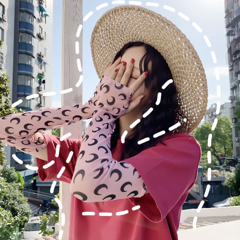 Găng Cánh Tay Chống Tia UV Thoáng Khí Mau Khô Thời Trang Mùa Hè Cho Nữ