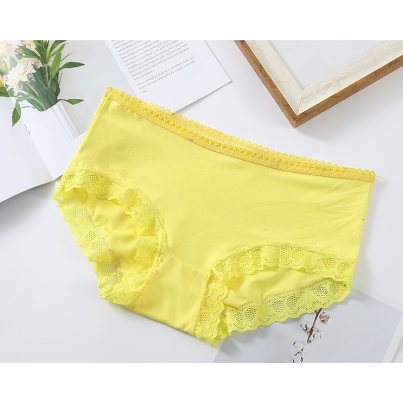 Quần lót lưng thấp kiểu dáng mới phối ren dành cho nữ | BigBuy360 - bigbuy360.vn
