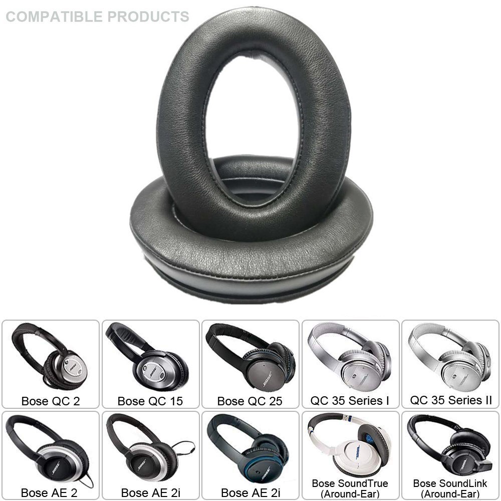 Set 2 Đệm Tai Nghe Thay Thế Bằng Da Cừu Cho Tai Nghe Bose Dr. Qc35 Qc25 Qc15 Qc2 Ae2 Ae2i | BigBuy360 - bigbuy360.vn