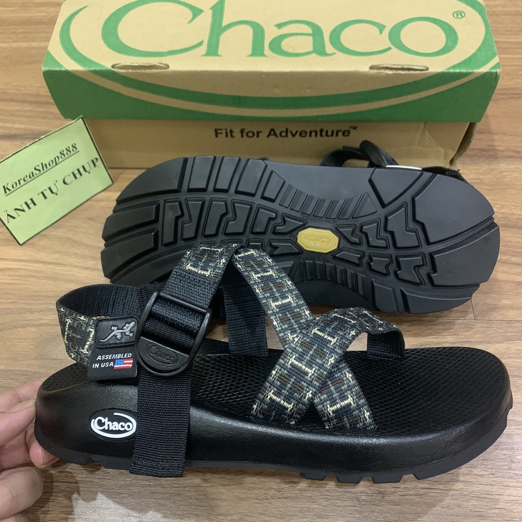 Dép Xăng Đan Nam Chaco Quai Dù Đế Cứng Mã D37