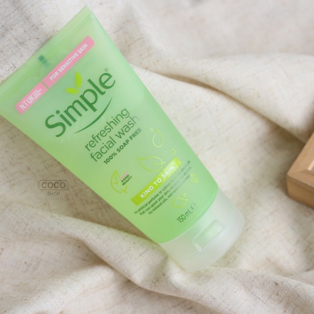 sữa Rửa Mặt Simple Gel kind To Skin 150ml Chính Hãng Cho Da Dầu