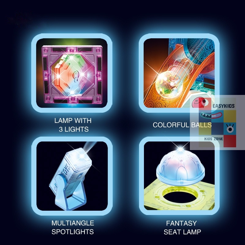 Đồ chơi xếp hình 3d bóng ma thuật từ tính EASYKIDS giáo dục sớm tăng khả năng thông minh