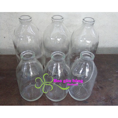 Bình thủy tinh làm bình hoa Handmade đủ loại