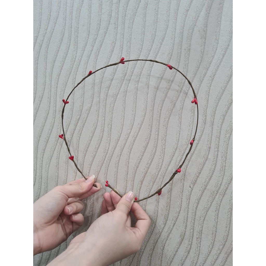 Set 5 nhánh nụ tầm xuân cắm bình trang tri,làm vòng hoa có thể uốn cong