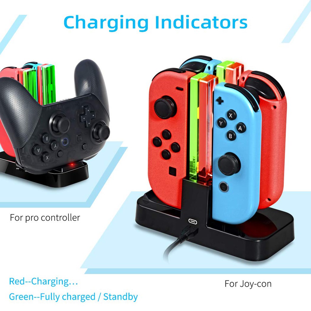 Dock sạc dobe cho tay joycon, pro Nintendo Switch | BigBuy360 - bigbuy360.vn