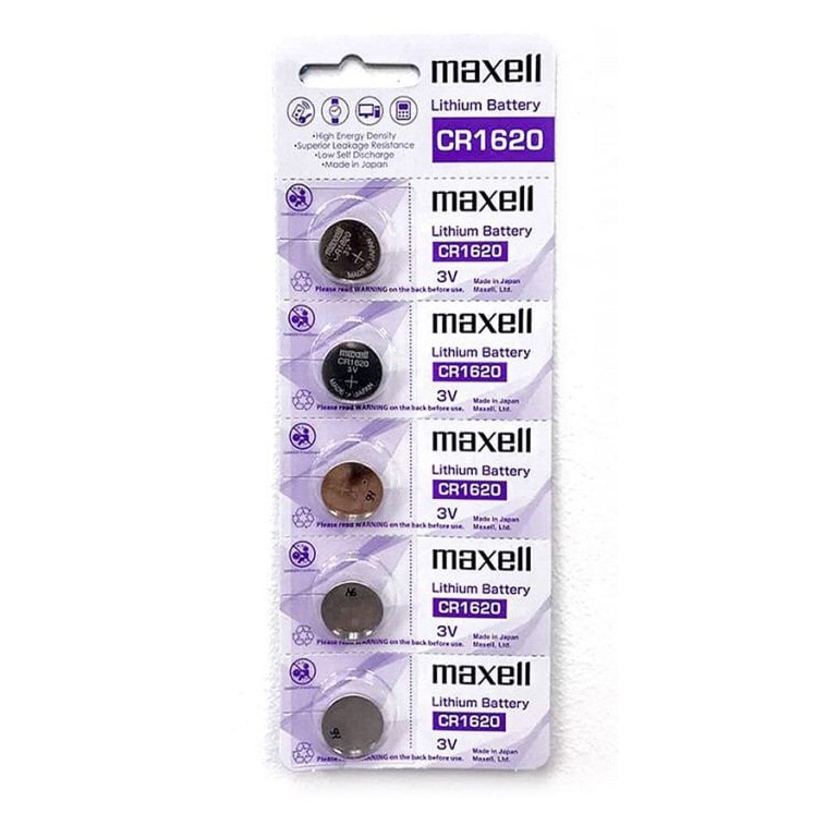 Pin chính hãng Maxell CR1620 Lithium 3V - Made In Japan dành cho đồng hồ, máy tính, smartkey, thiết bị điện tử...