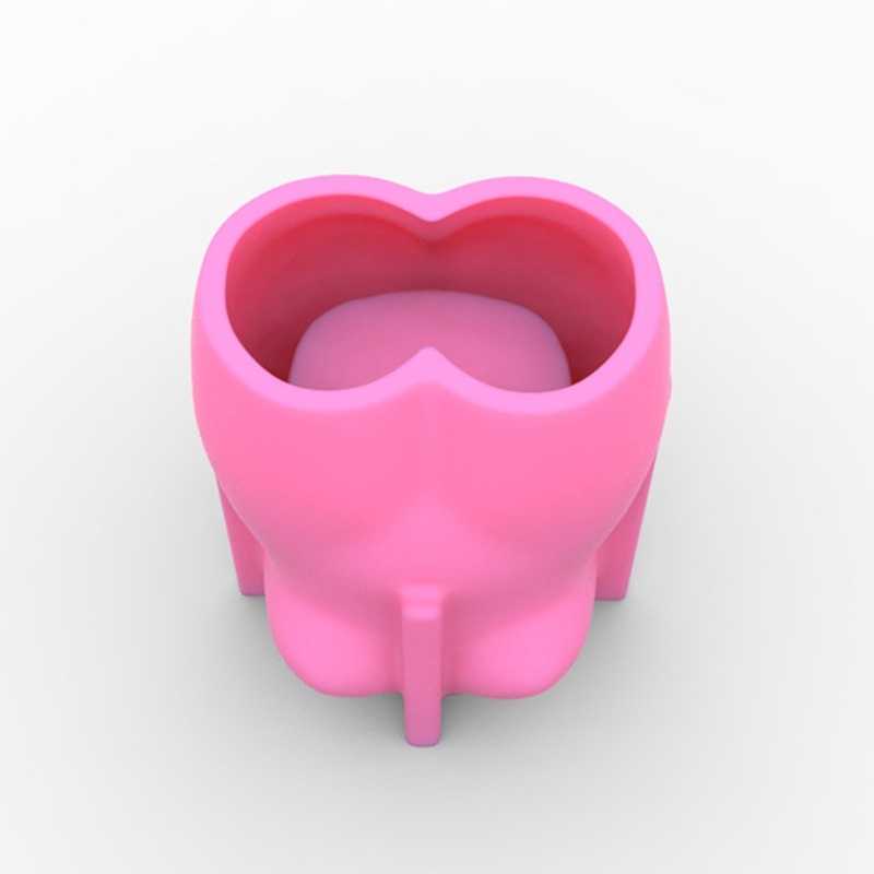 Sa Khuôn Silicon Đổ Nhựa Resin Làm Chậu Hoa 3D DIY Cho Nữ