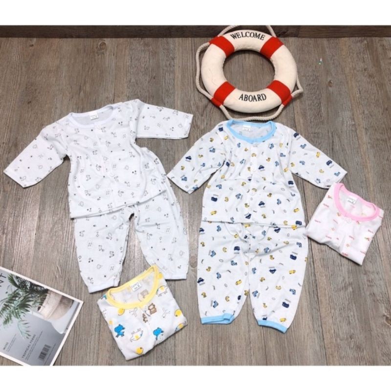 Bộ sơ sinh cotton cho bé mềm_mịn_mát