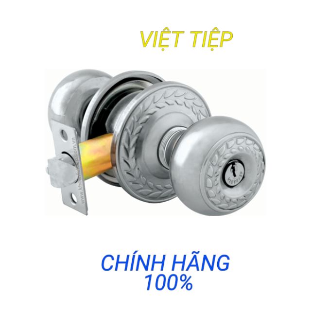 KHÓA TAY NẮM TRÒN VIỆT TIỆP 04206 .Chính hãng.