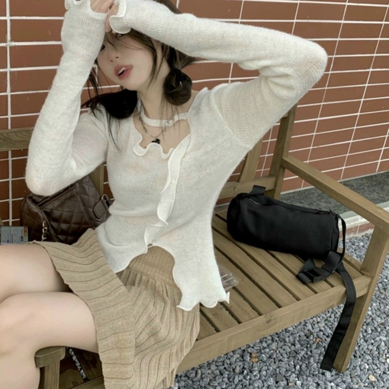 ÁO LEN KIỂU QUẢNG CHÂU VIỀN BÈO