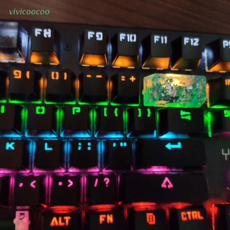 1 Nút Bàn Phím Oem R4 2u Màu Rgb Trong Suốt Bằng Nhựa Resin