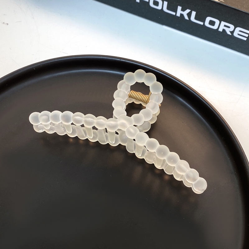 Kẹp tóc nhám phong cách đơn giản thời trang Hàn Quốc nhiều màu tùy chọn