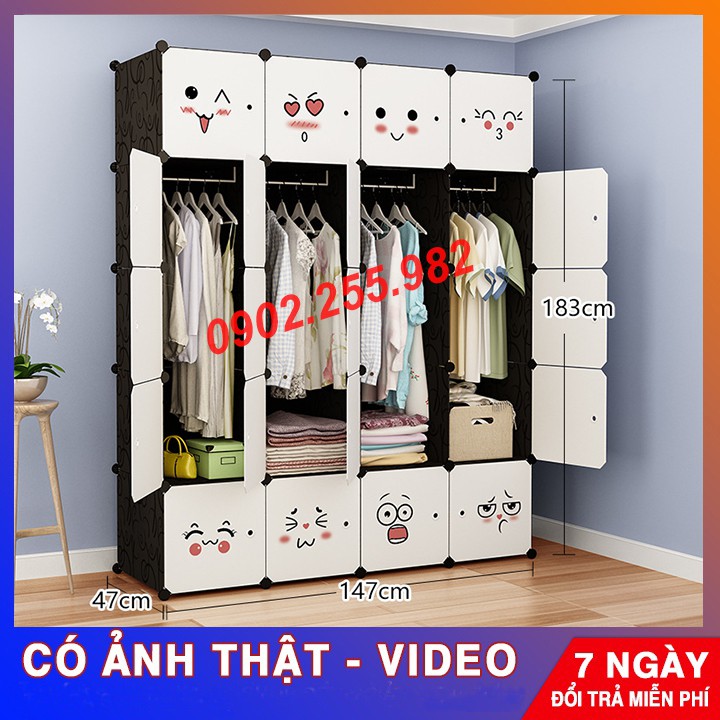 [RẺ NHẤT HÀ NỘI]TỦ NHỰA ĐỂ ĐỒ LẮP GHÉP THÔNG MINH 20 Ô CỬA NHIỀU MÀU LỰA  CHỌN  ĐA NĂNG GIÁ RẺ sâu 47cm