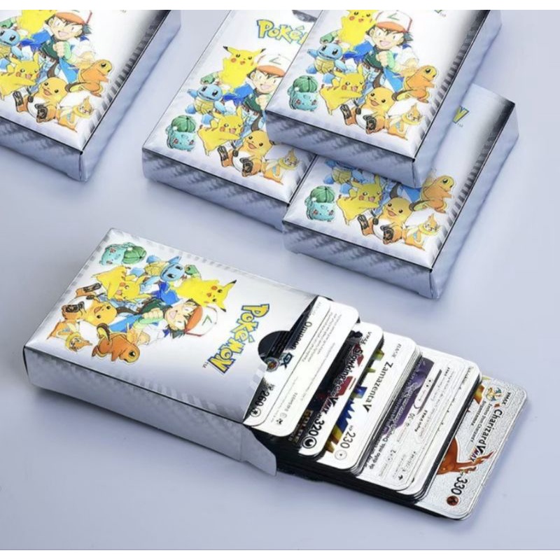 Bộ 54 thẻ bài Pokemon nhựa dẻo