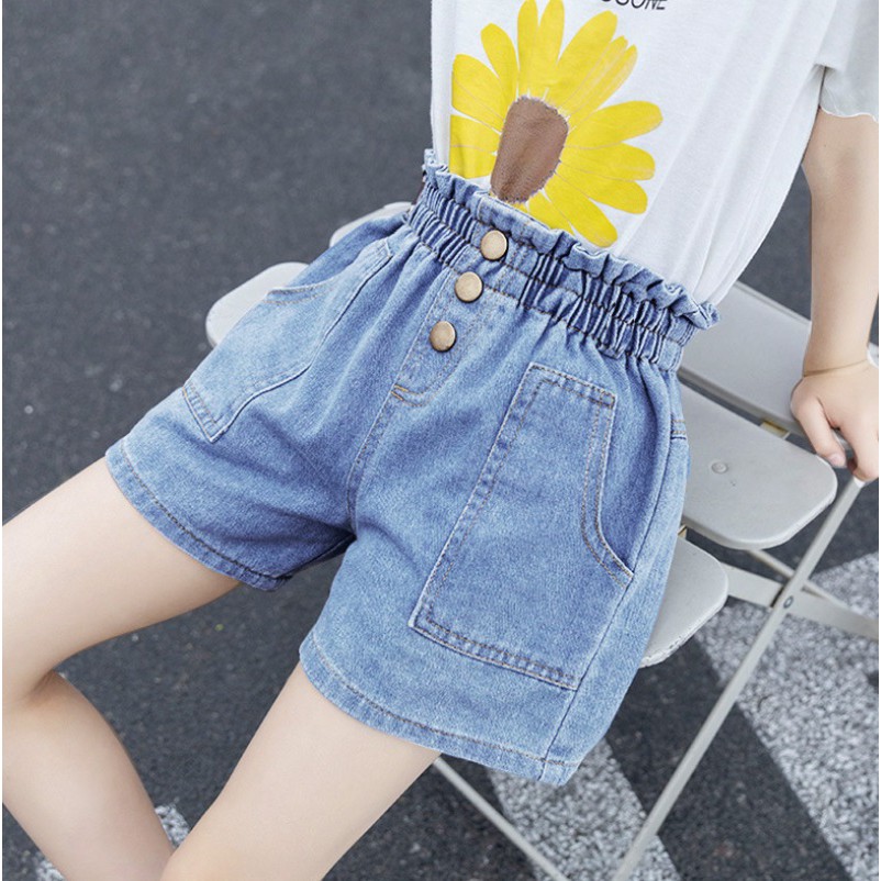 Quần short jean bé gái size đại 26 đến 46kg M050