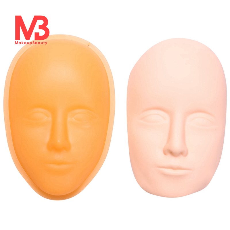 (Hàng Mới Về) Mô Hình Khuôn Mặt Giả Da 5d Bằng Silicon Dùng Để Luyện Tập Trang Điểm