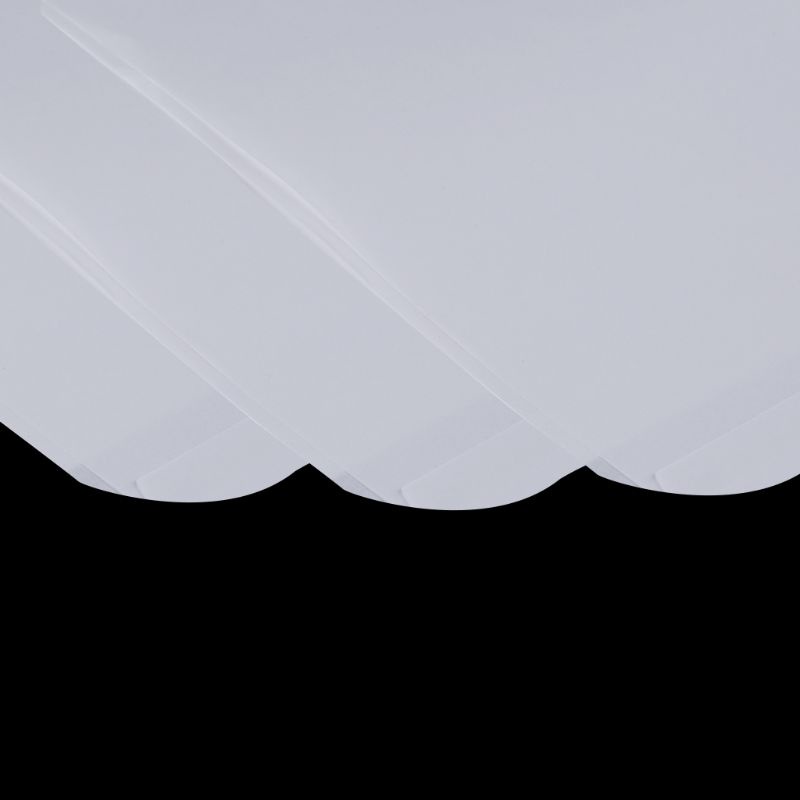 Set 10 túi giấy kraft trắng đựng đĩa than chống tĩnh điện 12 inch có lỗ tròn và góc bên trong