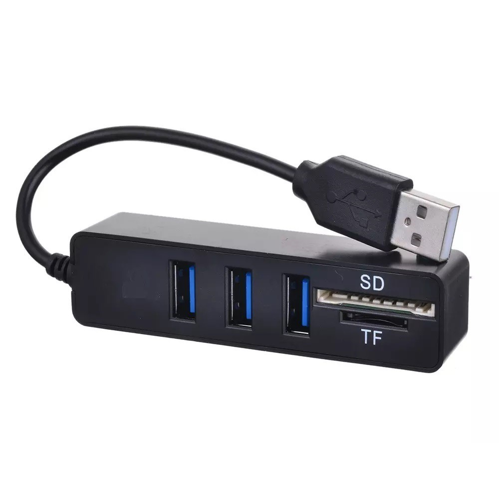 Usb hub combo 2 in1 Siêu Tốc Độ USB 2.0